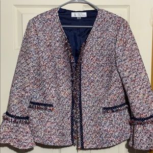 T Tahari Tweed Blazer